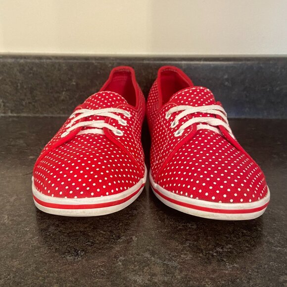 Vans Leah Polka Dot Skate Shoes - Size 10 - Picture 3 of 9